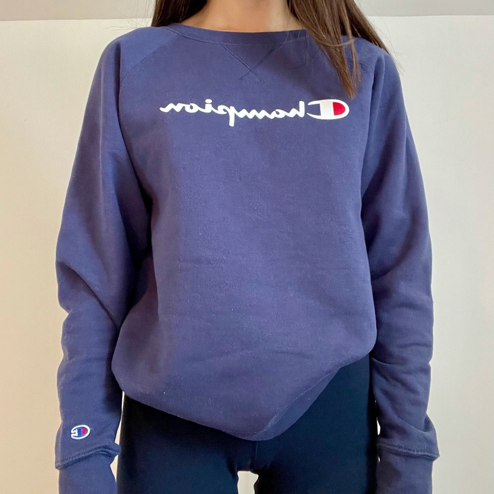 Navy Champion Crew Neck